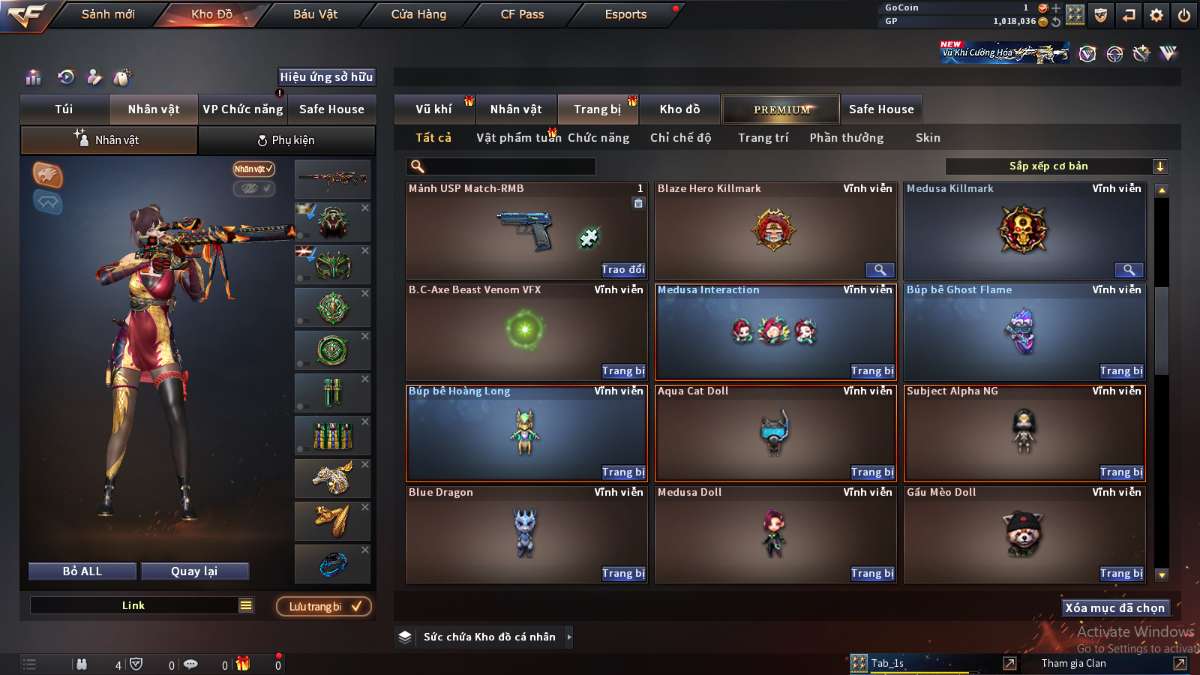 shop acc cf uy tin gia re